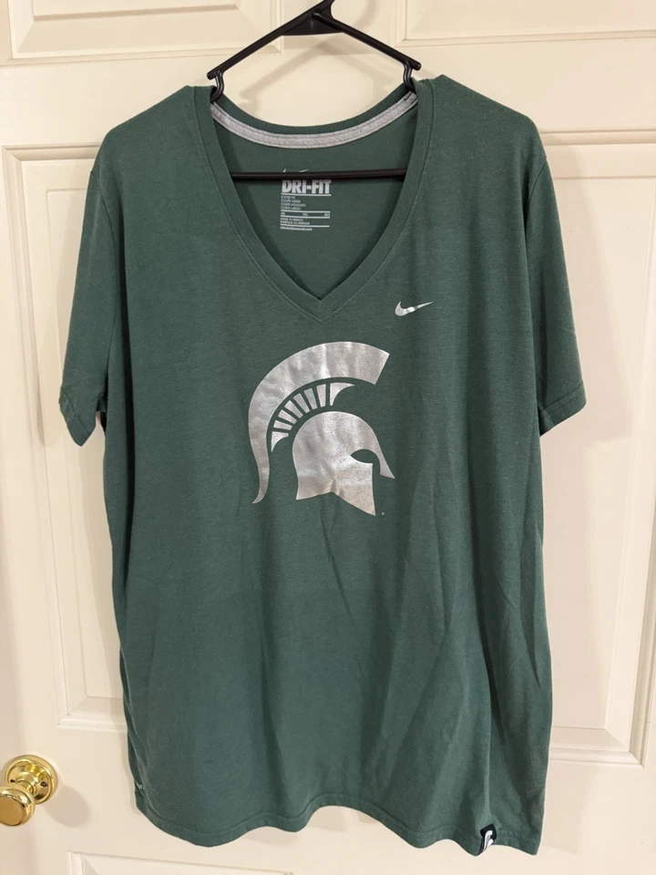 Plus Size Nike Michigan State Spartans T-shirt Size 2X - Image 1 of 2