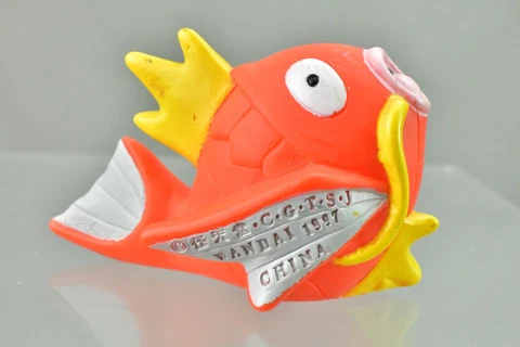 Pokemon Magikarp Finger Puppet Mini Figure Bandai Nintendo 1997 Cover