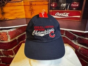Gorra ajustable vintage de campeones de la División Central de los Chicago Cubs 2003 de la Liga Nacional - Imagen 1 de 5