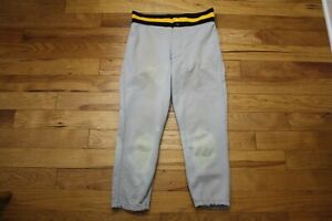 1985 Tony Pena Pittsburgh Pirates game used road pants size 32-25