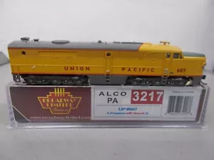 BROADWAY LIMITED # 3217 ~ UNION PACIFIC PA LOCOMOTIVE # 607 ~DCC & SOUND~N SCALE - Picture 1 of 10