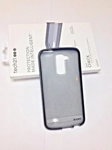 Tech21 Evo Check ultradünne Hülle/Cover für LG K10 Handys in schwarzen Farben - Bild 1 von 5