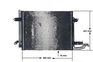 Condensador de aire acondicionado MAHLE AC325000S para VW CADDY III / TOURAN, etc. - Imagen 1 de 13