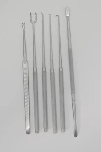 Nasenraspel, Plastische Chirurgie Nasenkorrektur Chirurgische Instrumente 6er Set - Bild 1 von 3