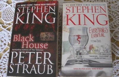 Stephen King: 2 books Black House Peter Straub & Everything's Eventual paperback - Image 1 of 4