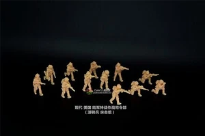 Unpainted1/72 Modern U.S Army Ranger Assault group 12PC Mini soldier - Picture 1 of 3