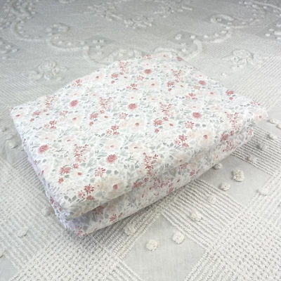 Ralph Lauren Caroline Rubor Floral DOBLE Sábana Ajustable Plana Casa de Campo Francesa Foto 1 de 4