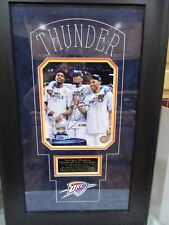 Serge Ibaka Signed Framed 18x29 Photo Display OKC Thunder-Excellent Condition