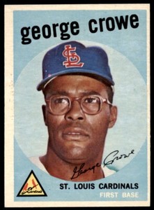 1959 Topps George Crowe  VG-EX St. Louis Cardinals #337