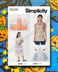 Simplicity 3120 UNCUT Apron Sewing Pattern xs-xl s3120 - Picture 1 of 8