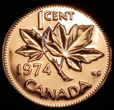 1974 SPECIMEN CANADA 1 Cent Penny Uncirculated Coin SP UNC