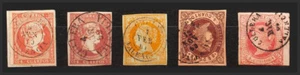 Gemeinde Valenciana. Filatelia.º Gebraucht 48 (2), 52, 58, 64. (1855ca) . Satz - Bild 1 von 1