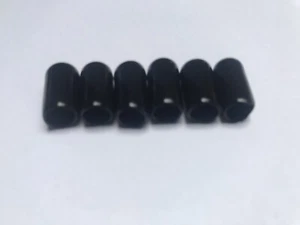 4mm 🇬🇧 X6 20mm Long Vacuum Cap Nipple Rubber End Blank Carburettor .. - Picture 1 of 11