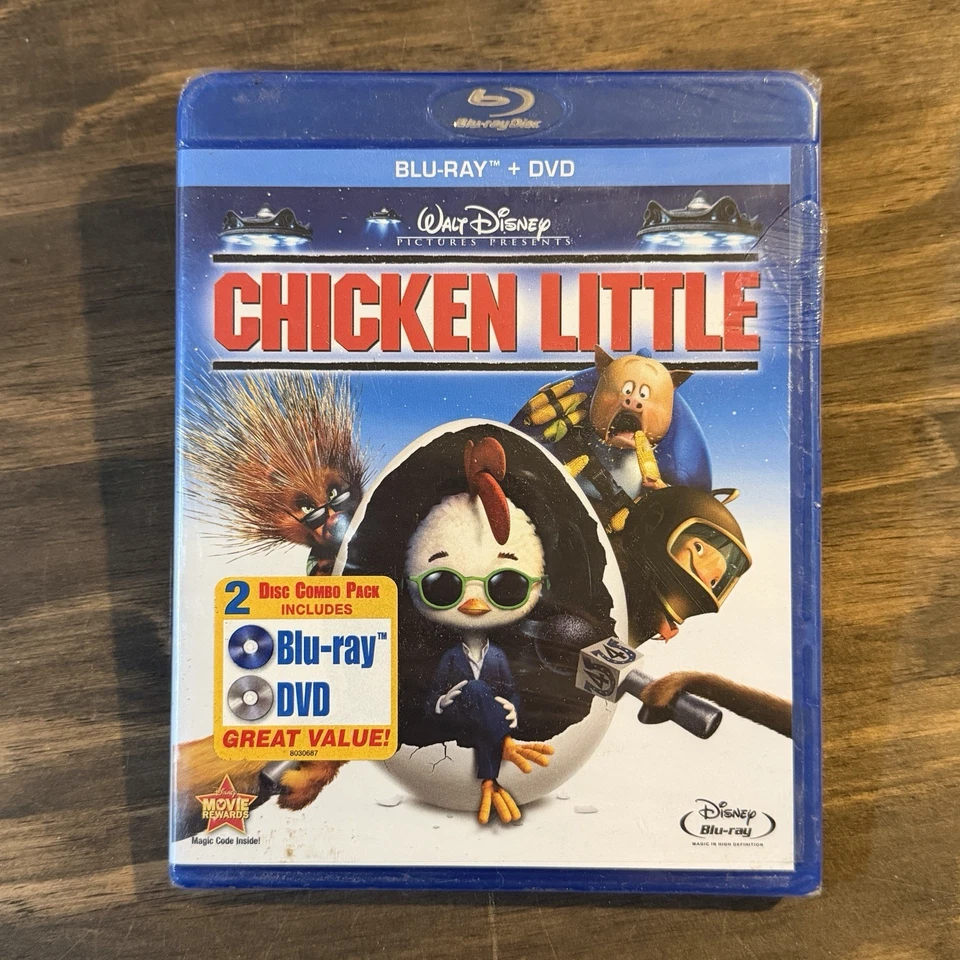 Chicken Little (Blu-ray, DVD, 2005) Disney Sealed Brand New Foto 1 de 2