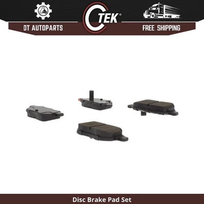 Para 2011-2016 Lexus CT200h | Pastilhas de freio a disco traseiras centrais | Semi-metálicas - Imagem 1 de 3