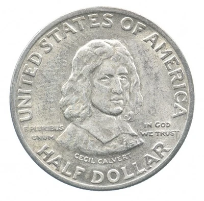 1934 Maryland Commemorative Half Dollar *6557 - Image 1 of 3