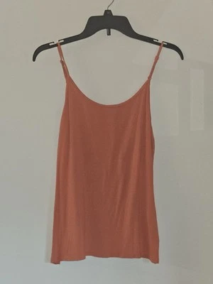 Пуловер Chico's 2 штуки оранжевая вышивка с майкой галстук спереди размер M - Изображение 1 из 4