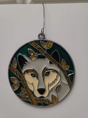 ¿Vidrio con plomo Wolf Sun Catcher?? Foto 1 de 2