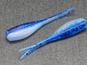 (20) - Trituradora de losas de 2" "Perla azul" Plantilla de mierda GRUBS PLANTILLAS DE CEBO CRAPPIE PANFISH - Imagen 1 de 1