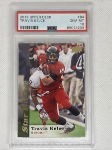 2013 Upper Deck - Travis Kelce - Rookie - PSA 10- Star Rookie #84 RC - Picture 1 of 2