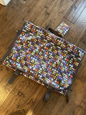 LeSportSac Prenda Bolsa de Viaje Colgante Nueva York Lunares con Bolsa Bolsa Bolsa de Equipaje NUEVO Foto 1 de 4