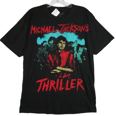 Мужская футболка Michael Jackson размер L Thriller Bravado Halloween черная 2008 - Изображение 1 из 4