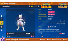 Mewtwo insigne Surpuissant niveau 100 6 IVs sur Pokémon Ecarlate ou Violet