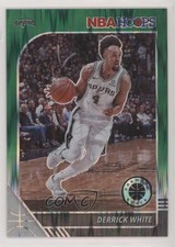2019-20 Panini NBA Hoops Premium Stock Green Flash Prizm /99 Derrick White #176