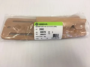 six New GREENLEE 200C Leather Belt Holster for 200 Series Inductive Amplifiers - Picture 1 of 1