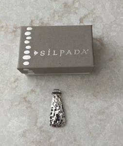 Silpada Sterlingsilber gehämmert Krawatte Charm Anhänger nur N1592 - Bild 1 von 6