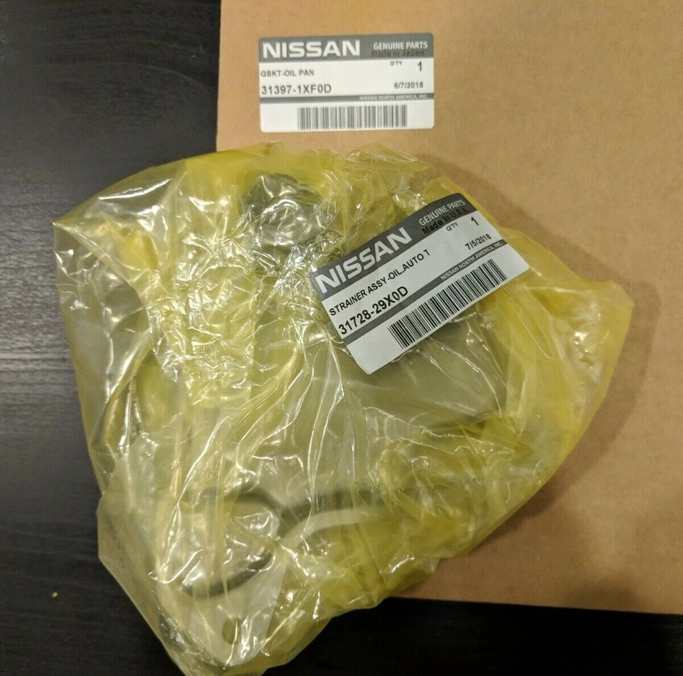 正品 原始设备制造商 RE0F10E JF017E (3.5L) 滤油器和盘垫圈组合套件 适用于日产 — 第 1/4 张图片