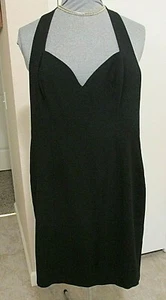 Hermoso "Little Black Dress" de Nichole Miller-Talla 10-Rayón-PRECIO REDUCIDO - Imagen 1 de 7