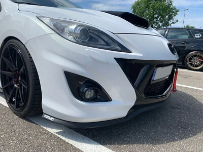 Frontspoiler Spoilerlippe Spoiler JDM Tuning Frontlippe passend für Mazda 2 3 6 - Bild 1 von 4