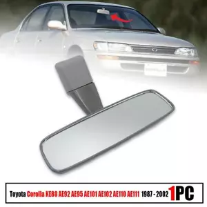 Rear View Interior Mirror Interior For Toyota Corolla KE80 AE92 AE110 1987-2002 - Picture 1 of 5