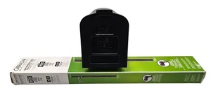 Gibraltar Mailboxes LSDPKB01 Post Kit, Steel, Galvanized, Black + Deluxe Mailbox - Picture 1 of 4