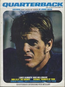 December 1969 Quarterback Magazine Lance Alworth Bob Lilly Barney Roman Gabriel - Picture 1 of 8