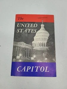VINTAGE THE UNITED STATES CAPITOL BOOK ACTION 1953 ~ TRAVEL BROCHURE - Picture 1 of 10