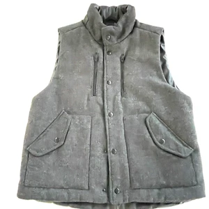 RARE! VTG State Rogue Apparel Women's Puffer Vest L Gray-Black Jacket Sleeveless - Picture 1 of 22