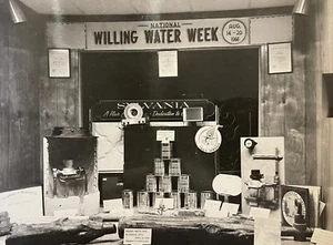 Foto 8x10 Blanco Negro Semana Nacional del Agua Dispuesta 1966 Exhibición - Imagen 1 de 3