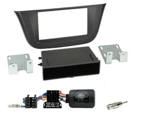 Radioblende schwarz+Fach+PIONEER Radio Lenkradadapter für Iveco Daily ab 07/2014 - Picture 1 of 2