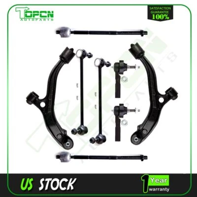 For 2001-2004 Chrysler Town & Country Front Lower Control Arms Sway Bars 8PC Kit - Imagem 1 de 4