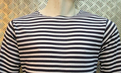 Top Telnyashka Marineros Manga Larga Estilo CCCP Soviético Ruso Todas las Tallas NUEVO Foto 1 de 4