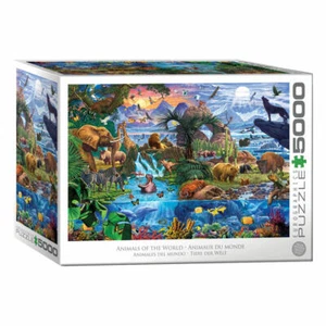 Eurographics XXL-Puzzle Tiere der Welt, 5000 Teile, 152 x 102 cm, 8520-5881 - Bild 1 von 1