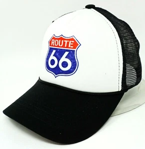 US ROUTE 66 Trucker Snapback Mütze Cap Mother Road Will Rogers Highway OSFM Neu - Bild 1 von 6
