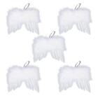 5x Angel Feather Angel Wing Chic Feather Hanging Wing for Xmas Birthday Festival