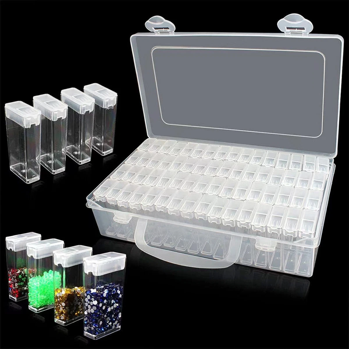 With Compartments Foraineam 3-Tier Stackable Storage Container Box With ...