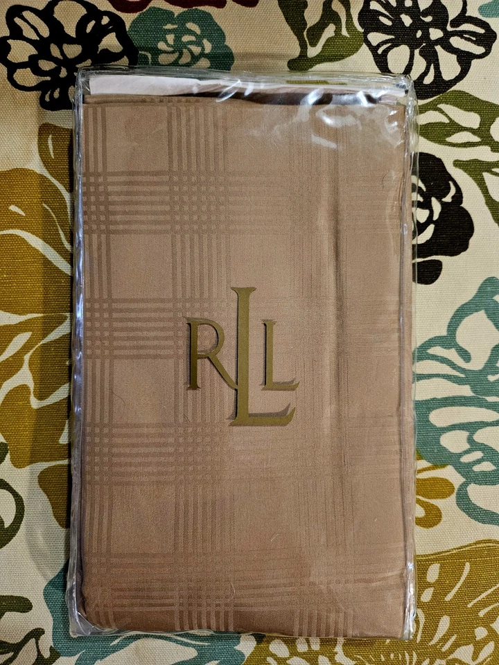 Ralph Lauren Suite Glen Plaid ¡¡Una farsa estándar en camello!!! Foto 1 de 4