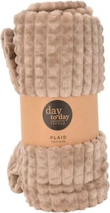Decke Couchdecke Flanell Beige Wohndecke Tagesdecke Deko 125x150 cm - Bild 1 von 1