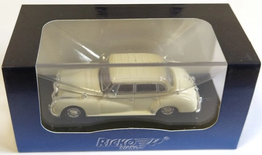 Ricko Brekina 1/87 H0 Mercedes Benz Typ 300C 1955 Bianco 38412 - Immagine 1 di 1