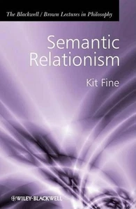 Semantic Relationism by Kit Fine (English) Paperback Book - Foto 1 di 1